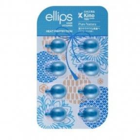 Вітаміни для волосся Ellips «Сила лотоса» Ellips Hair Vitamin Heat Protection 8х1ml