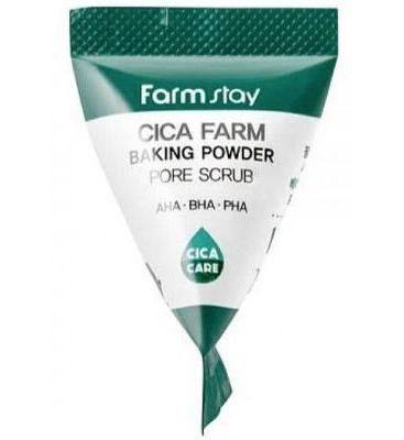 Скраб для лица с центеллой FarmStay Cica Farm Baking Powder Pore Scrub 7g 0 - Фото 1