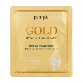 Гидрогелевая Маска Увлажнение И Восстановление С Коллоидным Золотом Petitfee GOLD Hydrogel Mask Pack