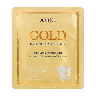 Гидрогелевая Маска Увлажнение И Восстановление С Коллоидным Золотом Petitfee GOLD Hydrogel Mask Pack