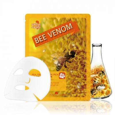 Маска тканевая с пчелиным ядом для лица May Island Real Essense Bee Venom Mask Pack 25ml 2 - Фото 2