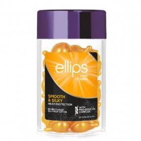 Вітаміни для волосся «Бездоганний шовк» з про-кератиновим комплексом Ellips Hair Vitamin Smooth & Silky With Pro-Keratin Complex 50х1ml