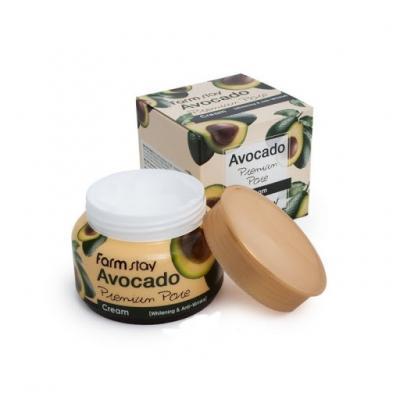 Крем премиальный освежающий с экстрактом авокадо Farmstay  Avocado Premium Pore Cream 100ml 2 - Фото 2