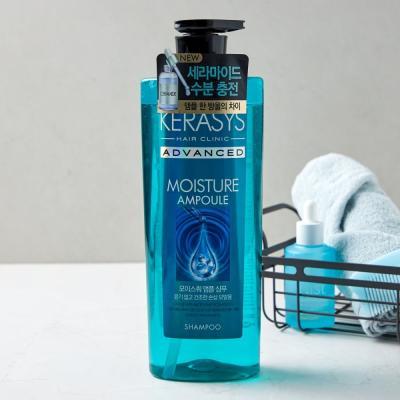 Увлажняющий шампунь для сухих волос Kerasys Advanced Moisture Ampoule Shampoo 600ml 2 - Фото 2