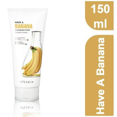 Пена для умывания с экстрактом банана It's Skin Have A Banana Cleansing Foam 150ml 1 - Фото 2