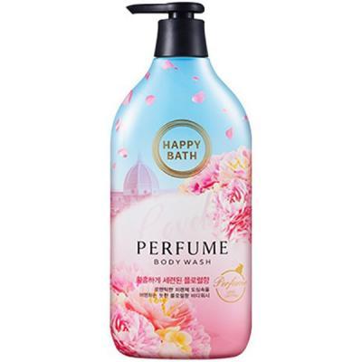 Увлажняющий парфюмированный гель для душа с ярким цветочным ароматом Happy Bath Lovely Pink Firenze Perfume Body Wash 900ml 2 - Фото 2