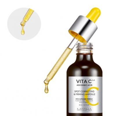 Сыворотка-концентрат осветляющая с витамином С Missha Vita C Plus Spot Correcting & Firming Ampoule 30ml 0 - Фото 1