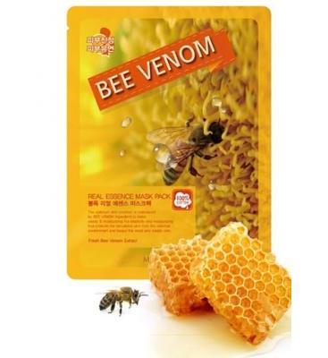 Маска тканевая с пчелиным ядом для лица May Island Real Essense Bee Venom Mask Pack 25ml 0 - Фото 1
