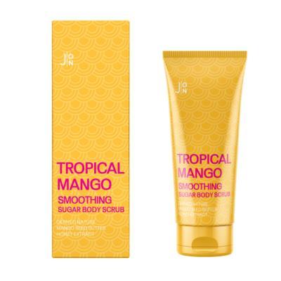 Скраб для тела «Манго» с солью и сахаром J:ON Tropical Mango Smoothing Sugar Body Scrub 250g 0 - Фото 1