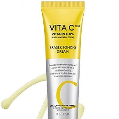 Крем-ластик для лица тонизирующий Missha Vita C Plus Eraser Toning Cream 30ml 2 - Фото 2