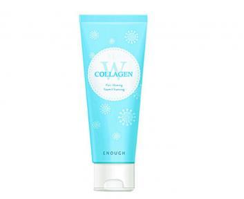 Пена для умывания с коллагеном Enough  W Collagen Pure Shining Foam Cleansing 100 ml