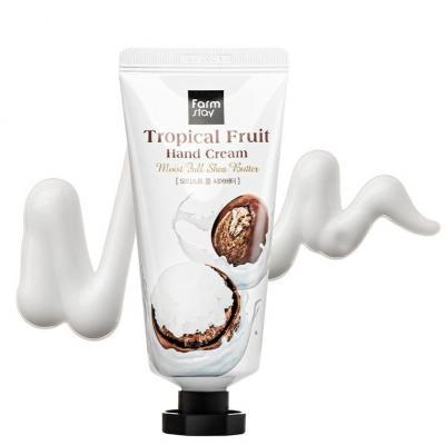 Крем для рук увлажняющий с маслом ши FarmStay Tropical Fruit Hand Cream Moist Full Shea Butter 50ml 2 - Фото 2