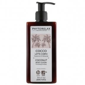 Лосьйон для тіла живильний та пом'якшуючий Phytorelax Laboratories Body Lotion COCONUT Vegan&Organic 250 мл