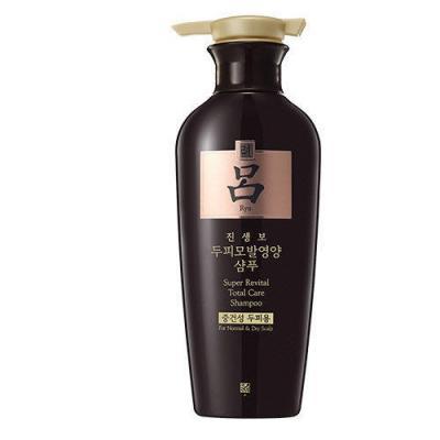 Шампунь восстанавливающий для волос Ryo SUPER Revital Total Care Shampoo For Normal & Dry Scalp 400ml