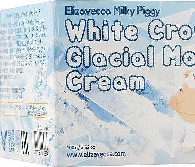 Крем для лица воздушный Elizavecca Face Care Milky Piggy White Crow Glacial More cream 100ml 0 - Фото 1