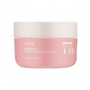 Зволожуючий крем для обличчя із екстрактом персика Anua Peach 77% Niacin Enriched Cream 50ml