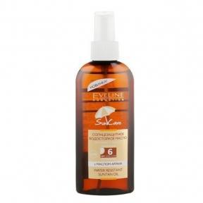Солнцезащитное водостойкое масло с маслом аргана SPF6 Eveline Cosmetics Water Resistant Body Sun 150ml