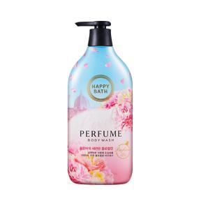 Увлажняющий парфюмированный гель для душа с ярким цветочным ароматом Happy Bath Lovely Pink Firenze Perfume Body Wash 900ml