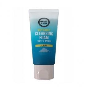 Пена для умывания с морской солью Happy Bath Deep Seasalt Cleansing Foam 150ml