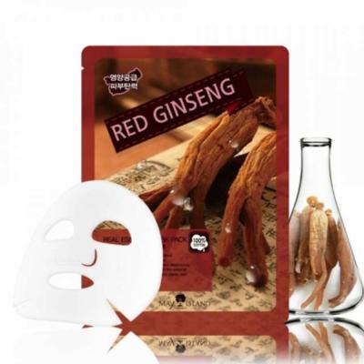 Маска тканевая с корнем красного женьшеня для лица May Island Real Essense Red Ginseng Mask Pack 25ml 0 - Фото 1