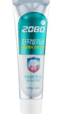 Зубная паста антибактериальная оздоравливающая с экстрактом гинкго билоба 2080 Gingivalis Herbal Mint Toothpaste 120ml
