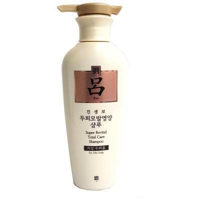 Шампунь антивозрастной с экстрактом женьшеня для волос Ryo SUPER REVITAL TOTAL CARE SHAMPOO FOR OILY HAIR 400ml