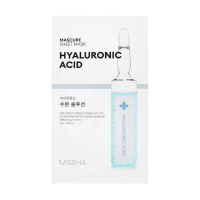 Маска Для Интенсивного и Глубоко Увлажнения С Гиалуроновой Кислотой MISSHA Mascure Hydra Solution Sheet Mask Hyaluronic Acid 27ml