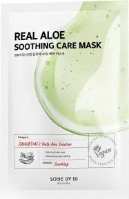 Маска тканинна з екстрактом алое для обличчя Some By Mi Real Aloe Soothing Care Mask 20ml