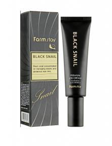 Крем для глаз с муцином черной улитки FarmStay Black Snail Premium Eye Cream 50ml