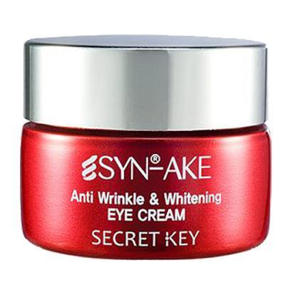 Крем антивозрастной отбеливающий для глаз Secret Key Syn-Ake Anti Wrinkle & Whitening Eye Cream 15ml