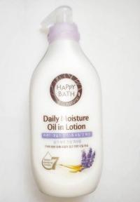 Лосьон парфюмированный и увлажняющий с экстрактом лаванды для тела Happy Bath Daily Perfume Lavender Body Lotion 450ml