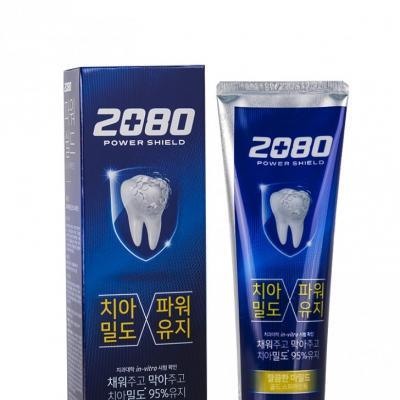 Зубная паста с экстрактом мяты 2080 Power Shield Gold Spearmint 120g 2 - Фото 2
