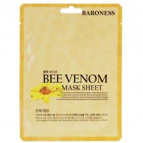 Тканинна маска з бджолиною отрутою Baroness Mask Sheet Bee Venom 21g