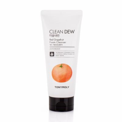 Пенка очищающая для умывания с экстрактом грейпфрута для лица Tony Moly Clean Dew Foam Cleanser Grapefruit 180ml
