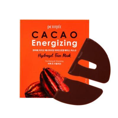 Маска гидрогелевая тонизирующая с экстрактом какао для лица PETITFEE Cacao Energizing Hydrogel Face Mask 32g