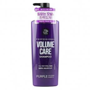 Профессиональный шампунь с коллагеном для объема волос Mise En Scene Volum Care Purple Collagen Shampoo 680ml