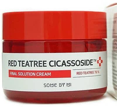 Крем успокаивающий с экстрактом красного чайного дерева для лица Some By Mi Red Teatree Cicassoside Final Solution Cream 60ml 0 - Фото 1