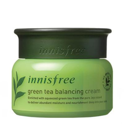 Крем увлажняющий с экстрактом зеленого чая Innisfree Green Tea Balancing Cream EX 