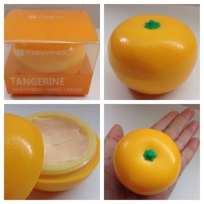 Крем увлажняющий и осветляющий с лимоном для рук Tony Moly Tangerine Whitening Hand Cream 30ml 4 - Фото 4