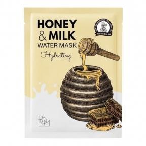 Зволожуюча маска з медом та молоком BOM HONEY AND MILK WATER MASK - Hydrating 25ml