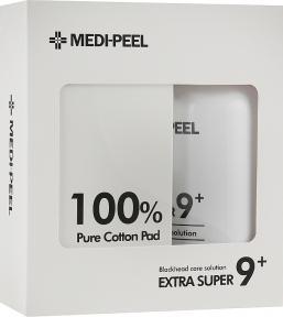 Набір засобів для обличчя Medi-Peel Blackhead Care Solution Extra Super 9 (засіб від чорних крапок та комедонів, 250ml + ватяні диски, 40шт)