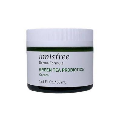Крем Увлажняющий С Пробиотиками Зеленого Чая Innisfree Derma Formula Green Tea Probiotics Cream 50ml