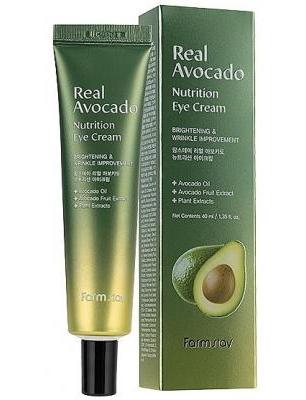 Крем для век питательный с маслом авокадо FarmStay Real Avocado Nutrition Eye Cream 40ml 3 - Фото 3