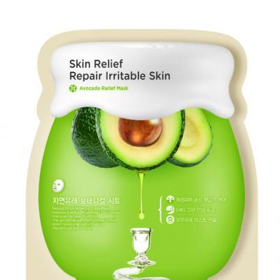 Восстанавливающая тканевая маска с экстрактом авокадо Frudia Avocado Relief Cream Mask 27ml