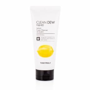 Пенка очищающая для умывания с экстрактом лимона для лица Tony Moly Clean Dew Foam Cleanser Lemon 180ml