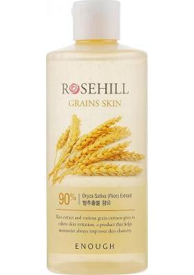 Тонер укрепляющий с экстрактом риса Enough Rosehill Grains Skin 300 ml 0 - Фото 1