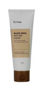 Крем для обличчя відновлюючий антивіковий з муцином чорного равлика IUNIK Black Snail Restore Cream 60ml