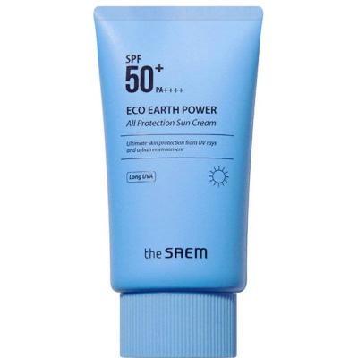 Солнцезащитный Крем С Экстрактом Розы The Saem Eco Earth Power All Protection Sun Cream SPF50+ PA++++ 