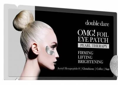 Патчи укрепляющие с кофеином  Double Dare OMG! Foil Eye Patch Pearl Treatment
