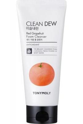 Пенка очищающая для умывания с экстрактом грейпфрута для лица Tony Moly Clean Dew Foam Cleanser Grapefruit 180ml 0 - Фото 1